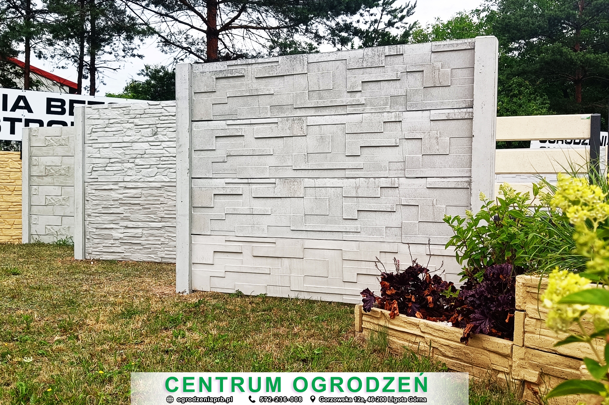 Read more about the article Ekspozycja ogrodzeń betonowych Premium jest już gotowa