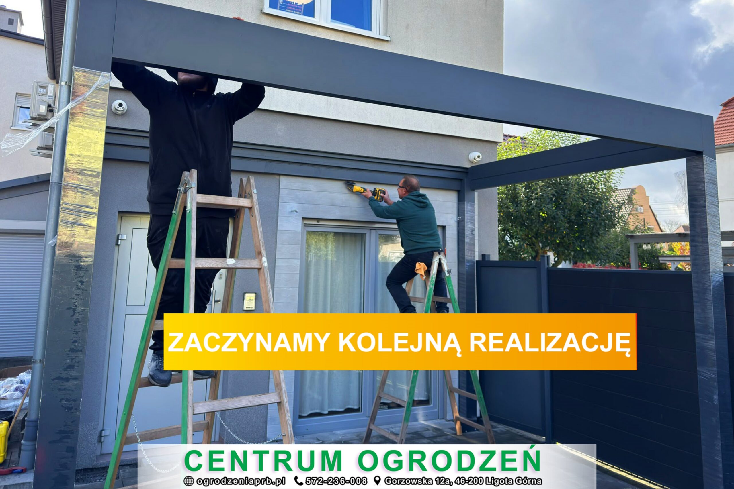 You are currently viewing Montujemy kolejne nowoczesne zadaszenie